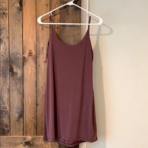Low back tank dress
